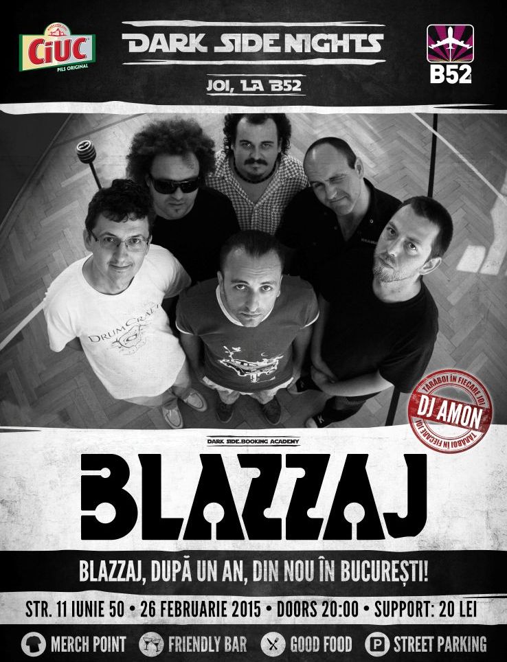 Blazzaj canta pe 26 februarie in Club B52